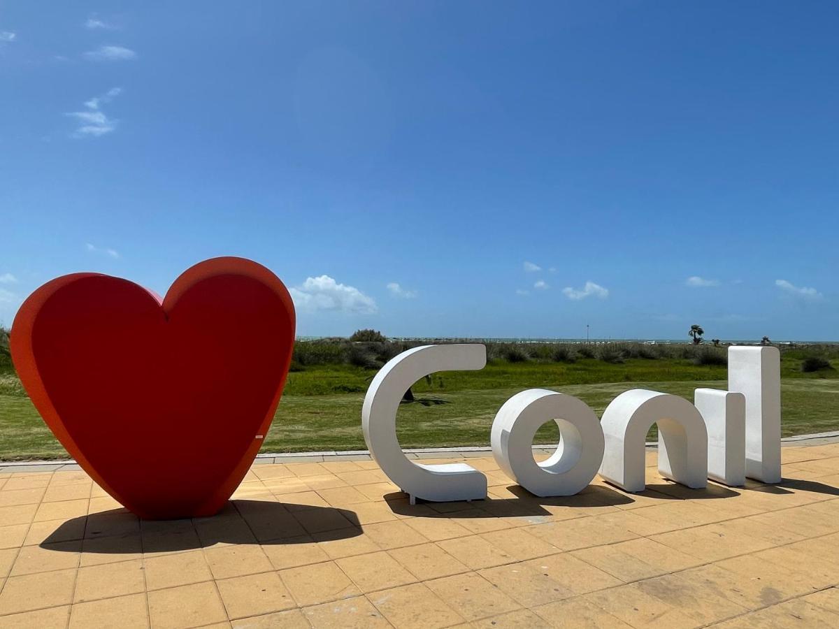 Апартаменти Atico Premium Conil Con 2 Terrazas, Parking, Piscina, Aire Ac Y Wifi -Solo Familias Y Parejas- Коніль-де-ла-Фронтера Екстер'єр фото